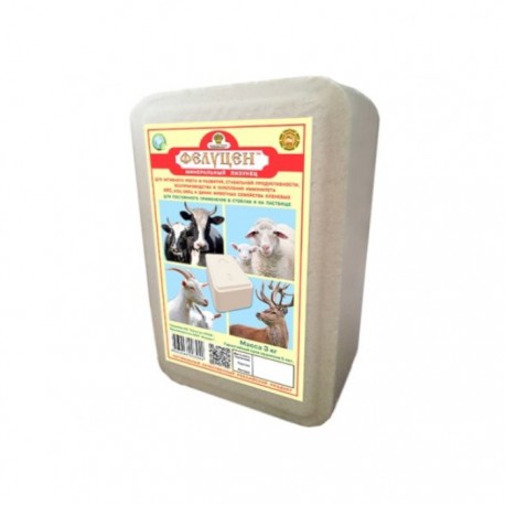 Фелуцен лизунец универсальный для КРС овец и коз с МЭЛ 3 кг