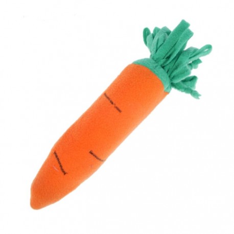 Игрушка Морковка с пищиком и бутылкой 29 см