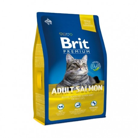 Сухой корм Brit Premium Cat Adult Salmon 