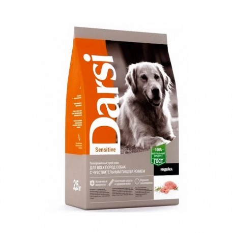 Сухой корм Darsi Sensitive для собак всех пород 