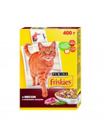 Сухой корм Friskies для взрослых кошек с мясом и полезными овощами 