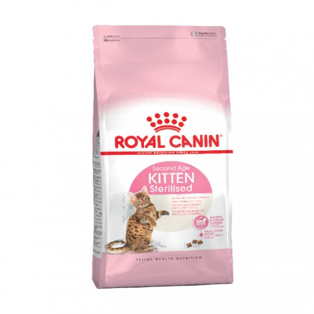 Сухой корм Royal Canin Kitten Sterilised для стерилизованных котят с момента операции до 12 месяцев 