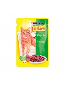 Влажный корм Friskies для взрослых кошек с кроликом в подливе