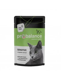 Влажный корм Probalance Sensitive для кошек с чувствительным пищеварением 