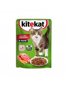 Влажный корм для кошек Kitekat в желе 85 г 